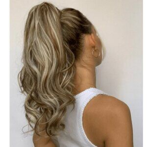 INH Hair Jordynn Ponytail Extension- Latte